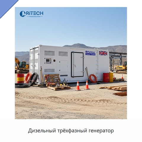 Дизельный трёхфазный генератор