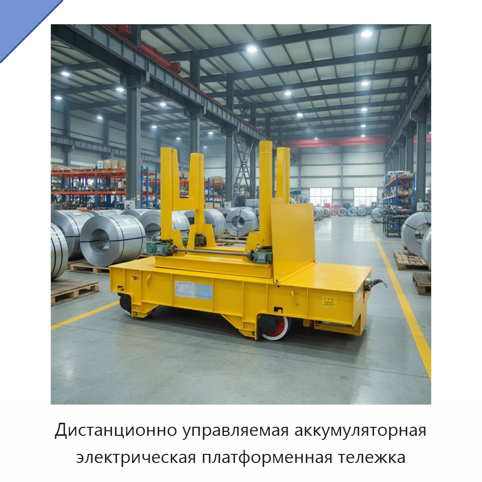 Дистанционно управляемая аккумуляторная электрическая платформенная тележка — Специальное подъемно-транспортное оборудование