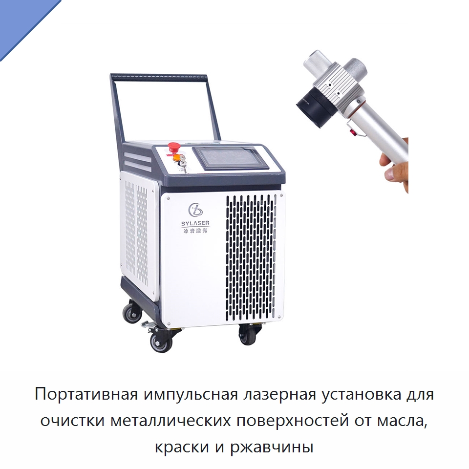 Портативная импульсная лазерная установка для очистки металлических поверхностей от масла, краски и ржавчины — Установки лазерной очистки