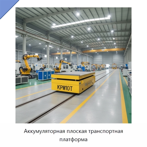 Аккумуляторная плоская транспортная платформа