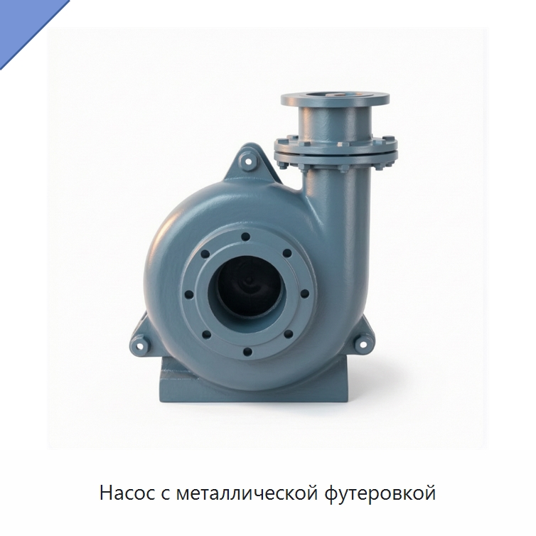 Насос с металлической футеровкой — Насосы