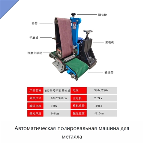 Автоматическая полировальная машина для металла