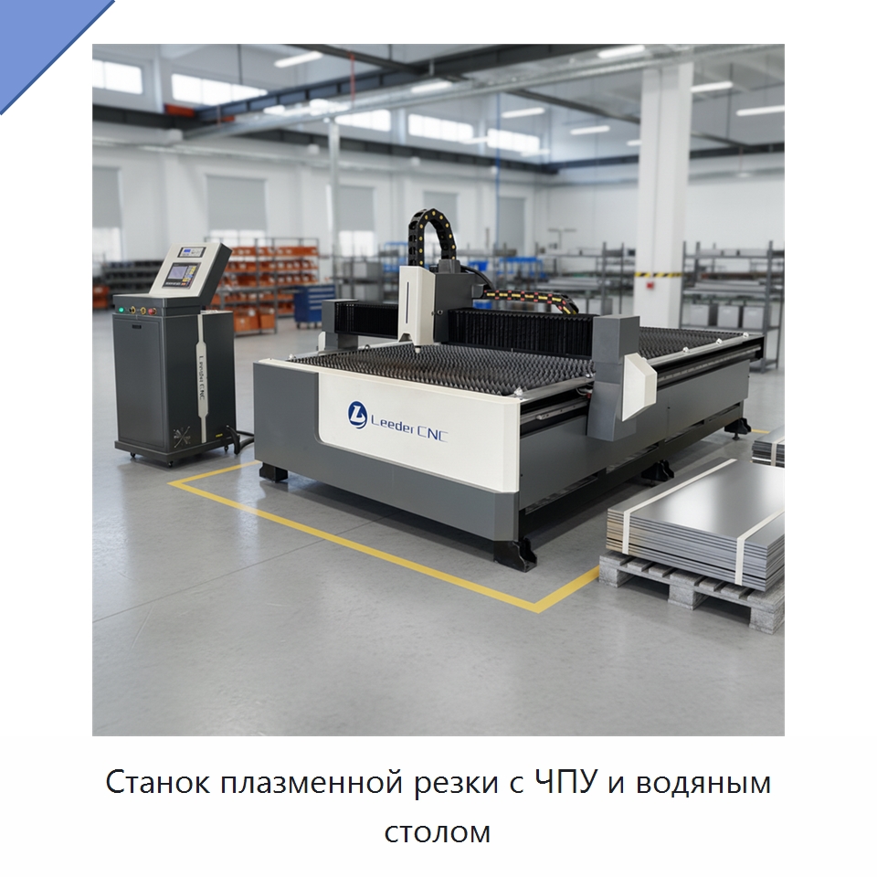 Станок плазменной резки с ЧПУ и водяным столом — Металлорежущие станки