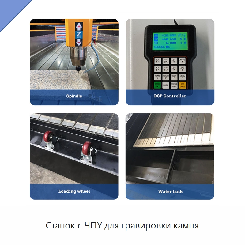 Станок с ЧПУ для гравировки камня — Оборудование для обработки камня