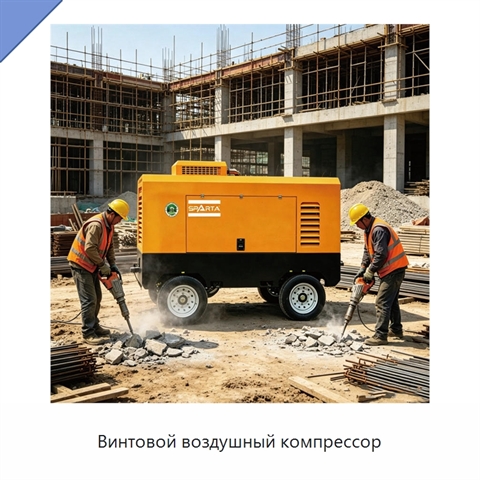 Винтовой воздушный компрессор