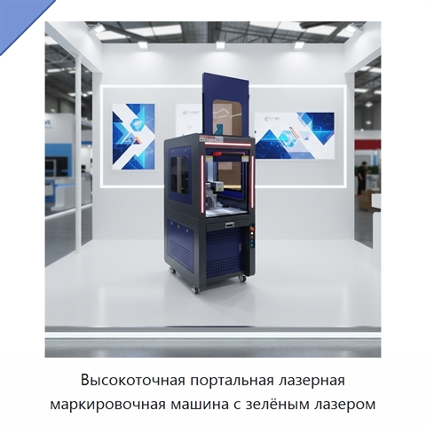 Высокоточная портальная лазерная маркировочная машина с зелёным лазером