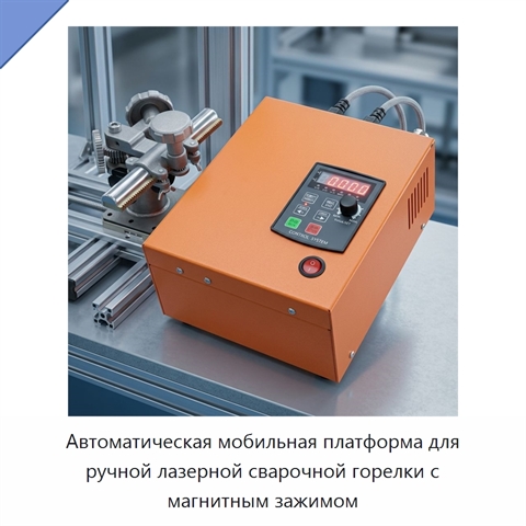 Автоматическая мобильная платформа для ручной лазерной сварочной горелки с магнитным зажимом