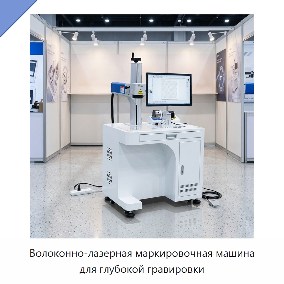 Волоконно-лазерная маркировочная машина для глубокой гравировки — Лазерные маркировочные станки