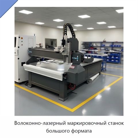Волоконно-лазерный маркировочный станок большого формата