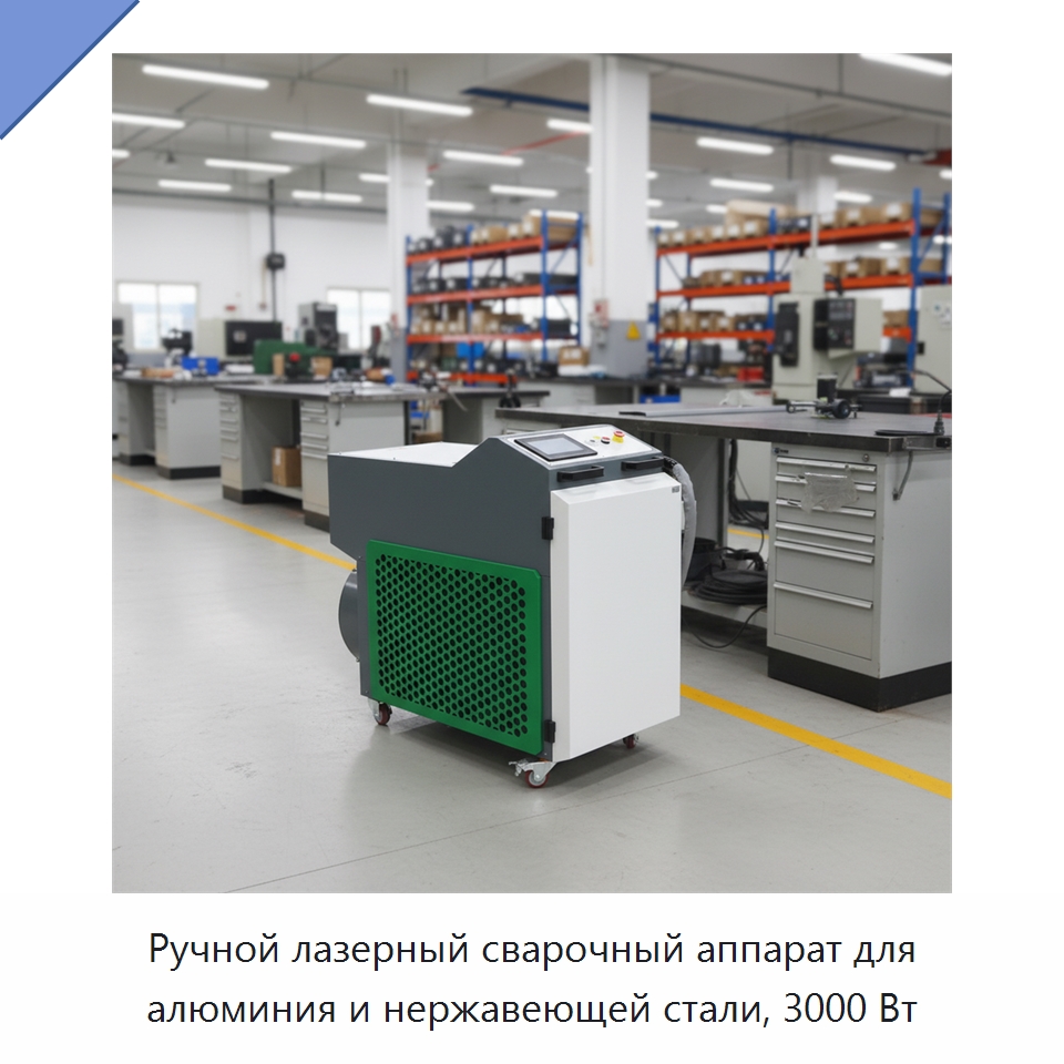 Ручной лазерный сварочный аппарат для алюминия и нержавеющей стали, 3000 Вт — Установки лазерной сварки