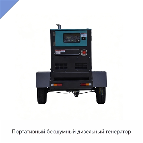 Портативный бесшумный дизельный генератор
