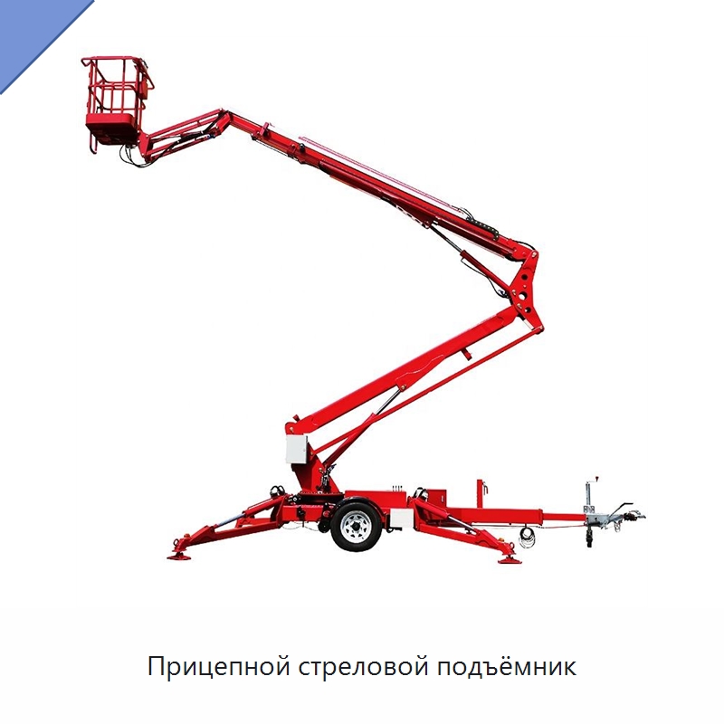 Прицепной стреловой подъёмник — Подъемные столы