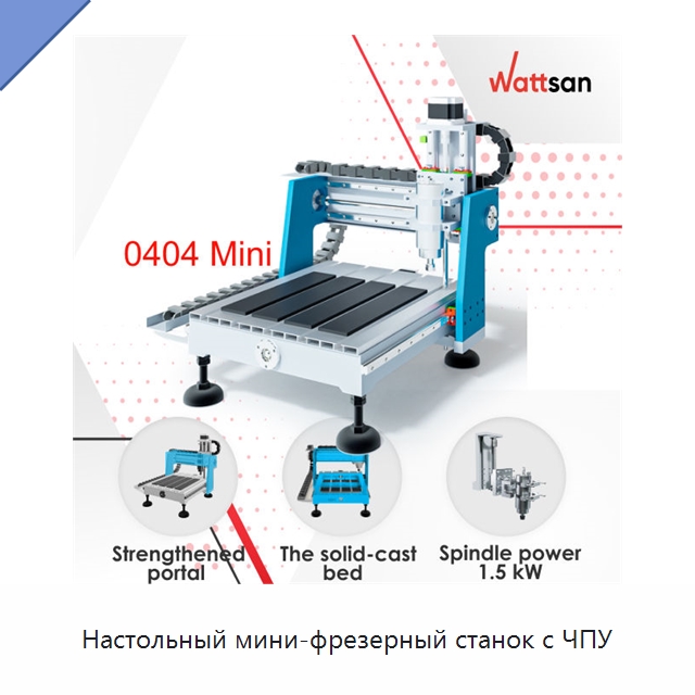Настольный мини-фрезерный станок с ЧПУ — Фрезерные станки по дереву