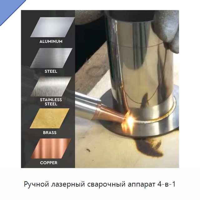 Ручной лазерный сварочный аппарат 4-в-1 — Установки лазерной сварки