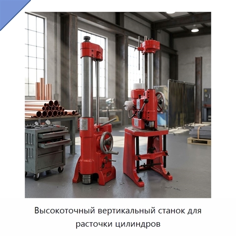 Высокоточный вертикальный станок для расточки цилиндров