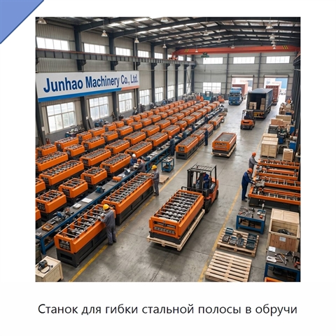 Станок для гибки стальной полосы в обручи