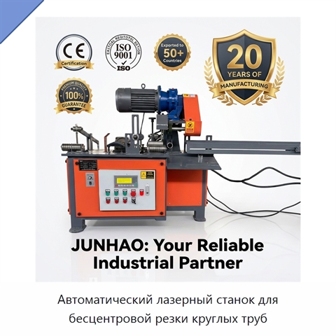 Автоматический лазерный станок для бесцентровой резки круглых труб