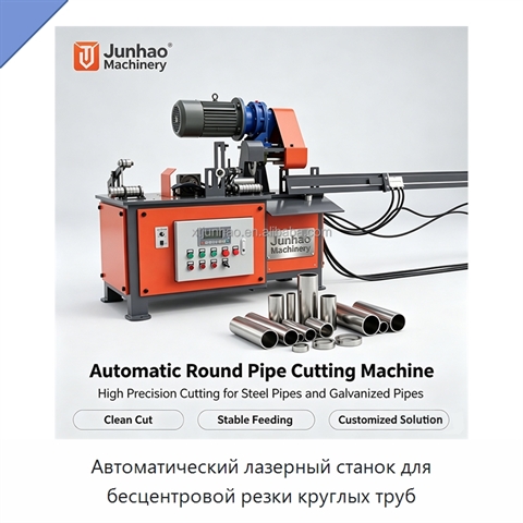 Автоматический лазерный станок для бесцентровой резки круглых труб