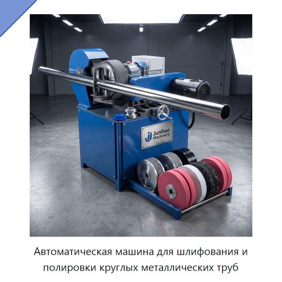 Автоматическая машина для шлифования и полировки круглых металлических труб — Полировальные станки по металлу