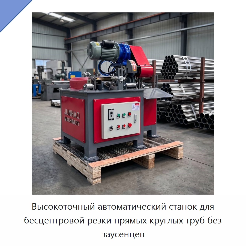 Высокоточный автоматический станок для бесцентровой резки прямых круглых труб без заусенцев — Станки для обработки труб