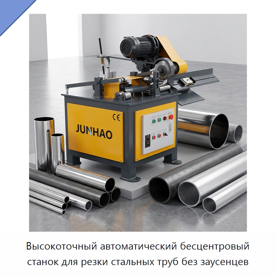 Высокоточный автоматический бесцентровый станок для резки стальных труб без заусенцев — Станки для обработки труб