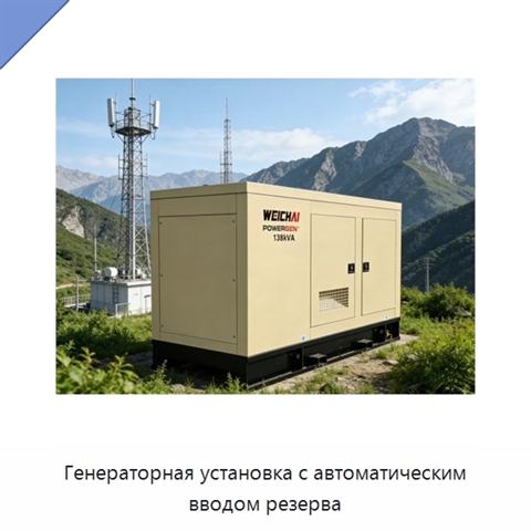 Генераторная установка с автоматическим вводом резерва