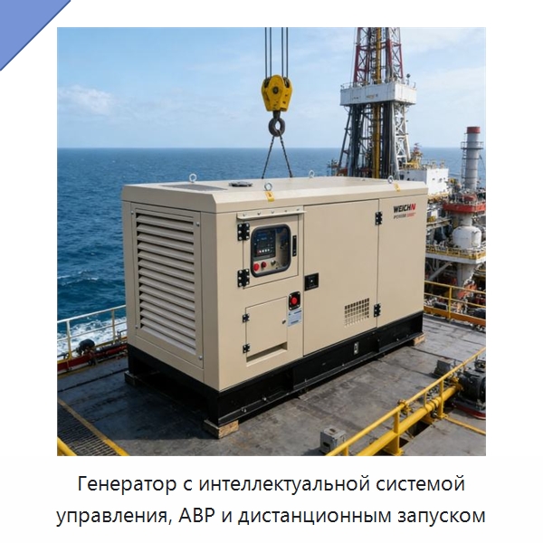 Генератор с интеллектуальной системой управления, АВР и дистанционным запуском — Дизельные генераторы