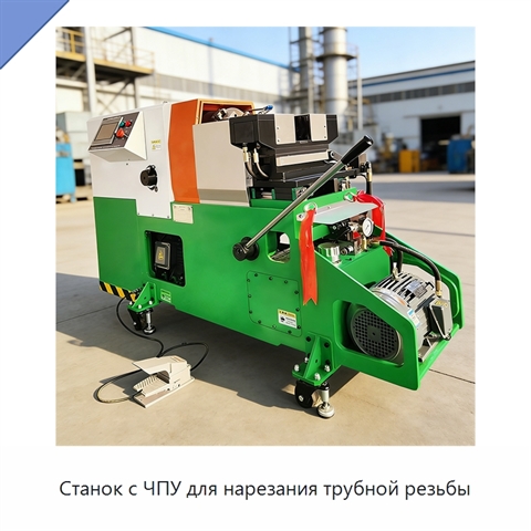Станок с ЧПУ для нарезания трубной резьбы