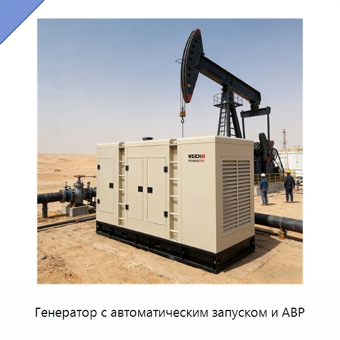 Генератор с автоматическим запуском и АВР