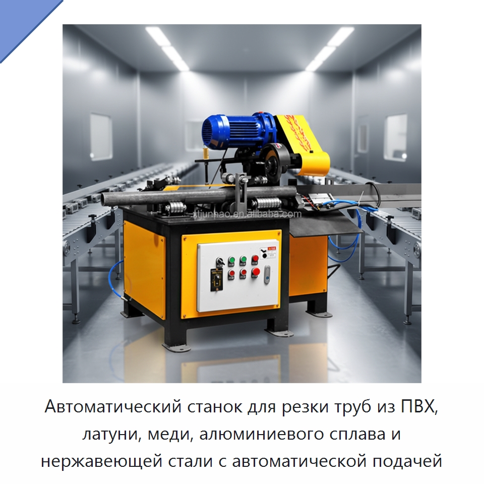 Автоматический станок для резки труб из ПВХ, латуни, меди, алюминиевого сплава и нержавеющей стали с автоматической подачей — Станки для обработки труб