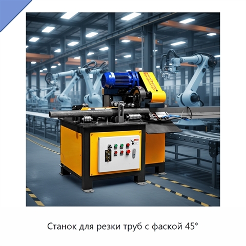 Станок для резки труб с фаской 45°