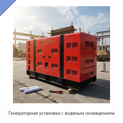 Генераторная установка с водяным охлаждением