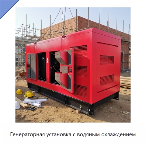 Генераторная установка с водяным охлаждением
