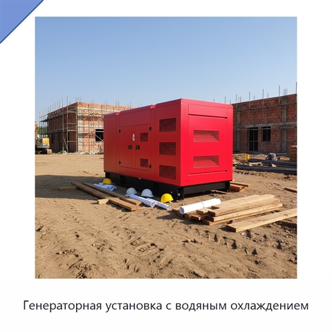 Генераторная установка с водяным охлаждением