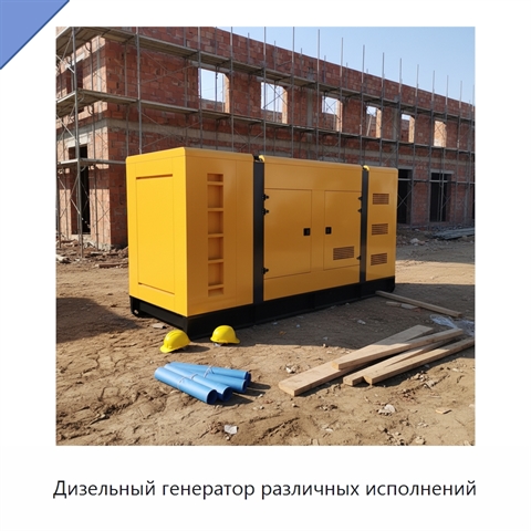 Дизельный генератор различных исполнений