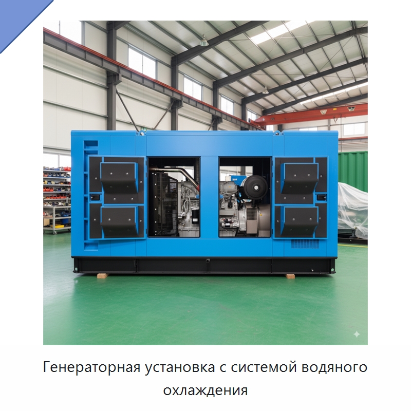Генераторная установка с системой водяного охлаждения — Дизельные генераторы