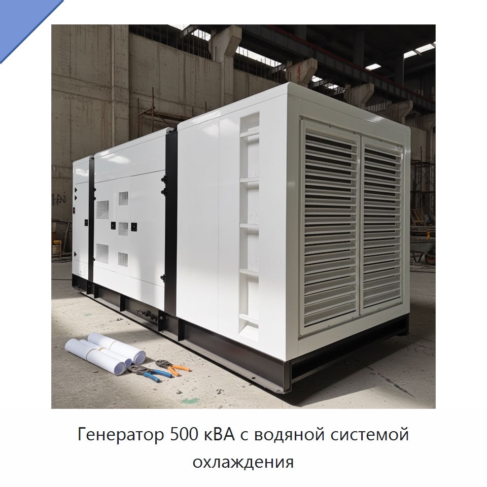 Генератор 500 кВА с водяной системой охлаждения — Дизельные генераторы