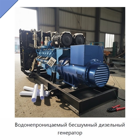 Водонепроницаемый бесшумный дизельный генератор