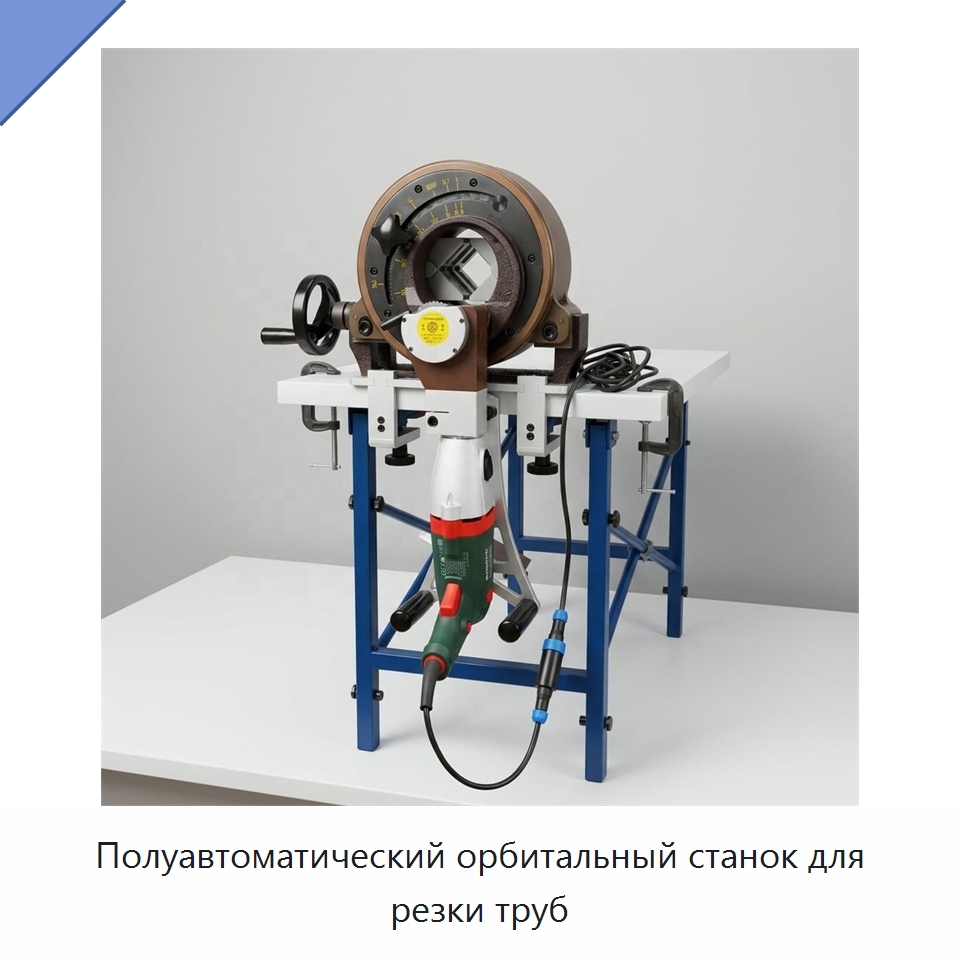 Полуавтоматический орбитальный станок для резки труб — Станки для обработки труб