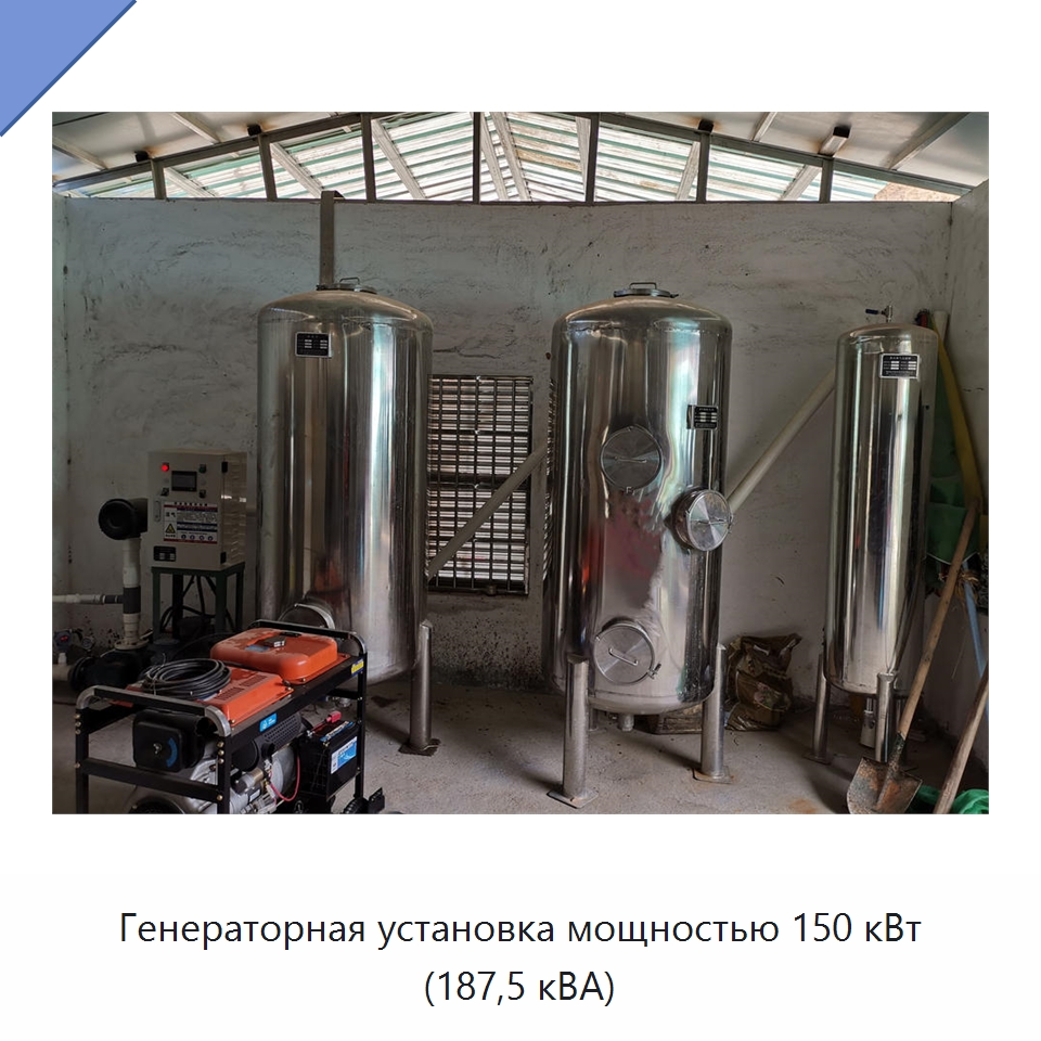 Генераторная установка мощностью 150 кВт (187,5 кВА) — Газотурбинные генераторы
