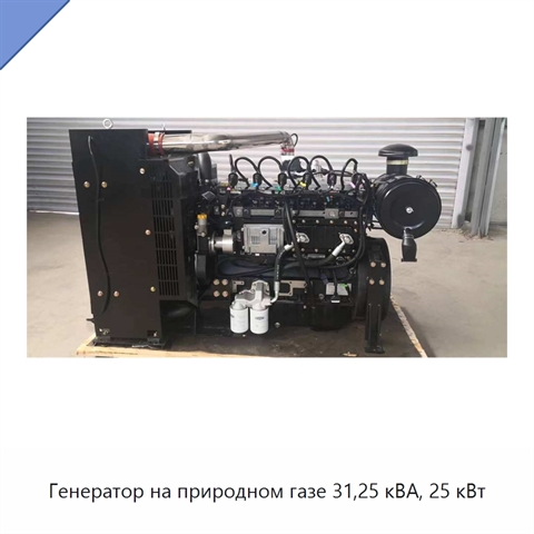 Генератор на природном газе 31,25 кВА, 25 кВт