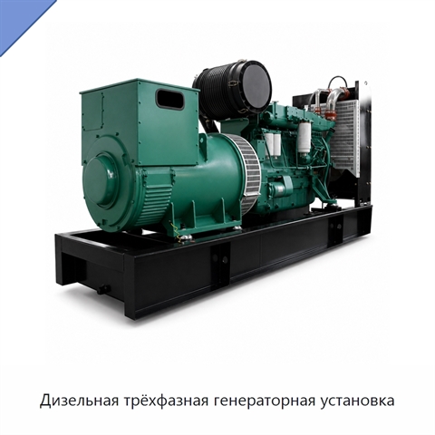 Дизельная трёхфазная генераторная установка
