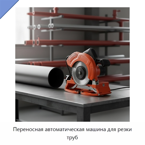 Переносная автоматическая машина для резки труб