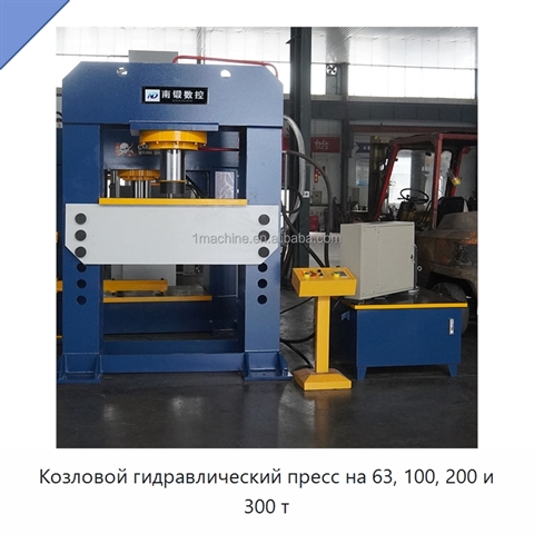 Козловой гидравлический пресс на 63, 100, 200 и 300 т