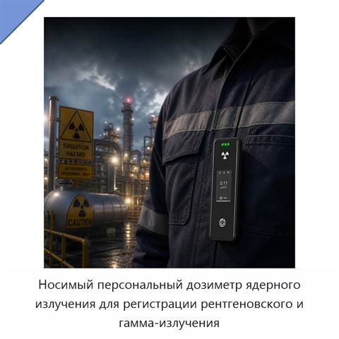Носимый персональный дозиметр ядерного излучения для регистрации рентгеновского и гамма-излучения