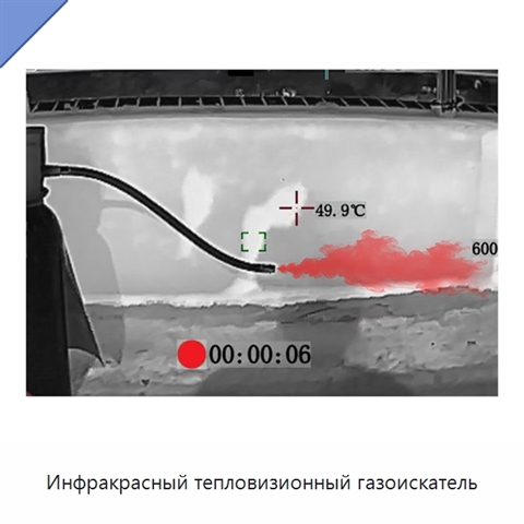 Инфракрасный тепловизионный газоискатель