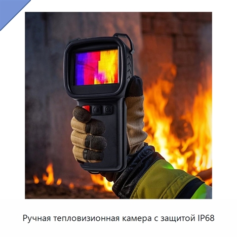 Ручная тепловизионная камера с защитой IP68