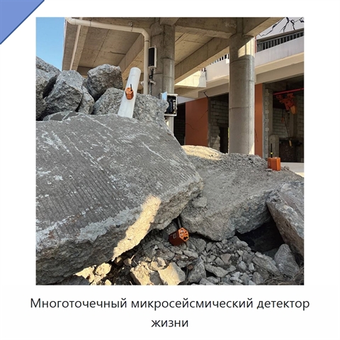 Многоточечный микросейсмический детектор жизни