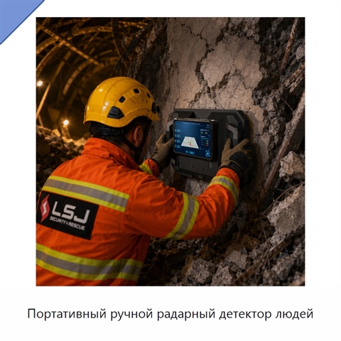Портативный ручной радарный детектор людей