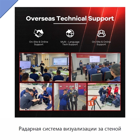 Радарная система визуализации за стеной